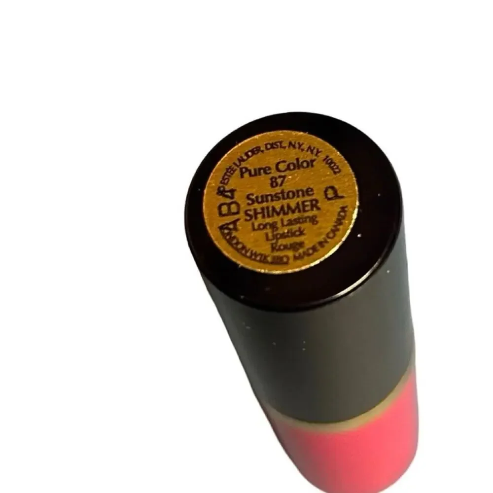 Estee Lauder Pure Color Lipstick 87 Sunstone Shimmer Long Lasting Rogue NWOB
